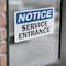 Signmission Service Entrance OSHA Notice Sign, Vinyl Decal, 7in W x 5in L, 2PK OS-2PACK-NS-D-57-L-18293 - alternate 3